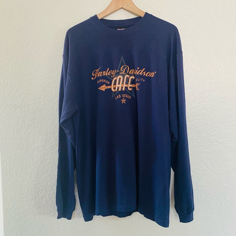 HARLEY DAVIDSON Cafe Las Vegas Long Sleeve Tee, L